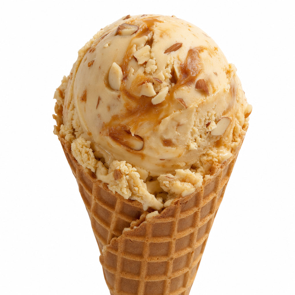 Almond Caramel Latte Ice Cream